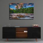 Epic Art 'Lower Falls of Kancamagus Highway' by Rick Berk, Acrylic Glass Wall Art,36x24
