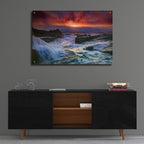 Epic Art 'Tumult' by Rick Berk, Acrylic Glass Wall Art,36x24