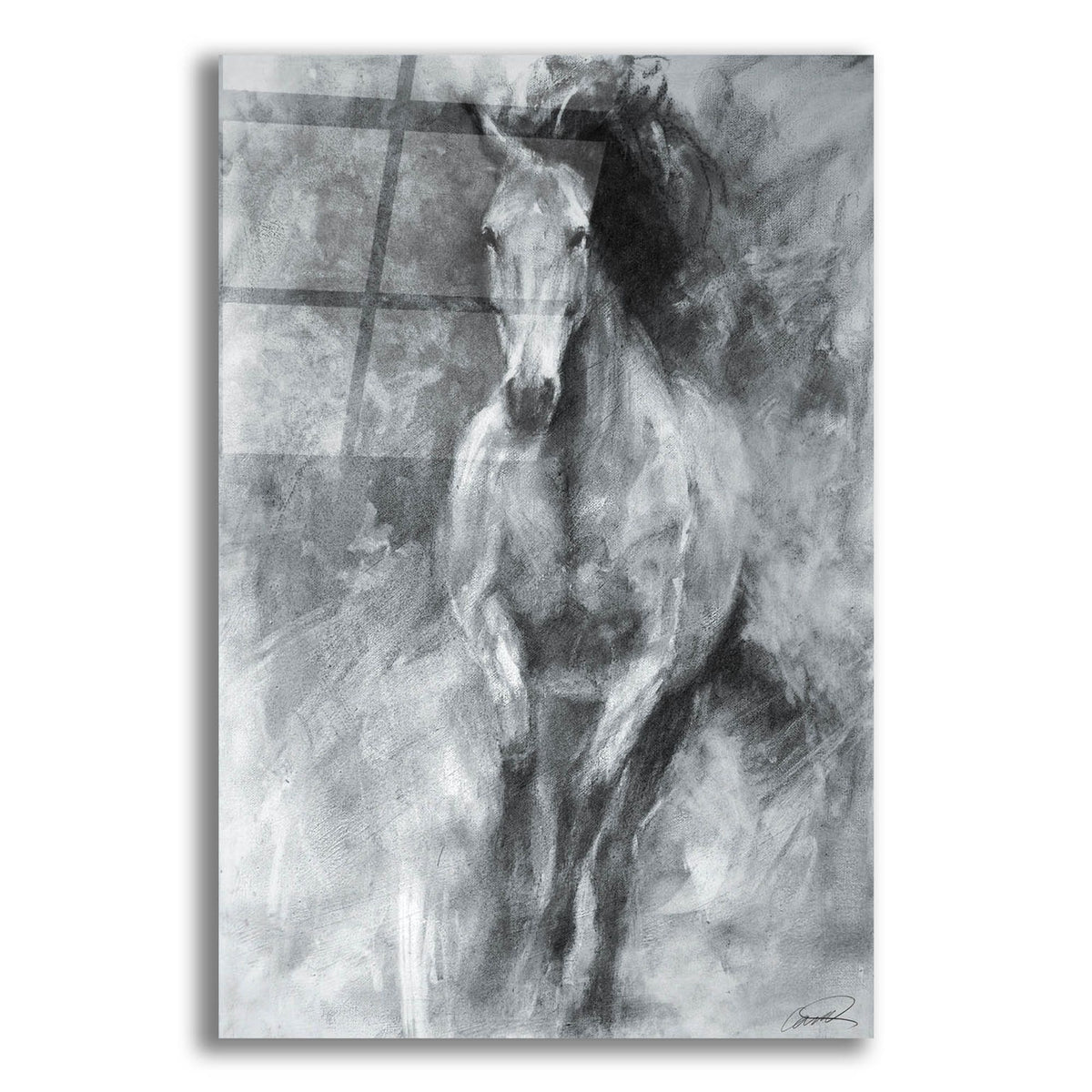 Epic Art 'Incoming Equine' by Robert Campbell, Acrylic Glass Wall Art
