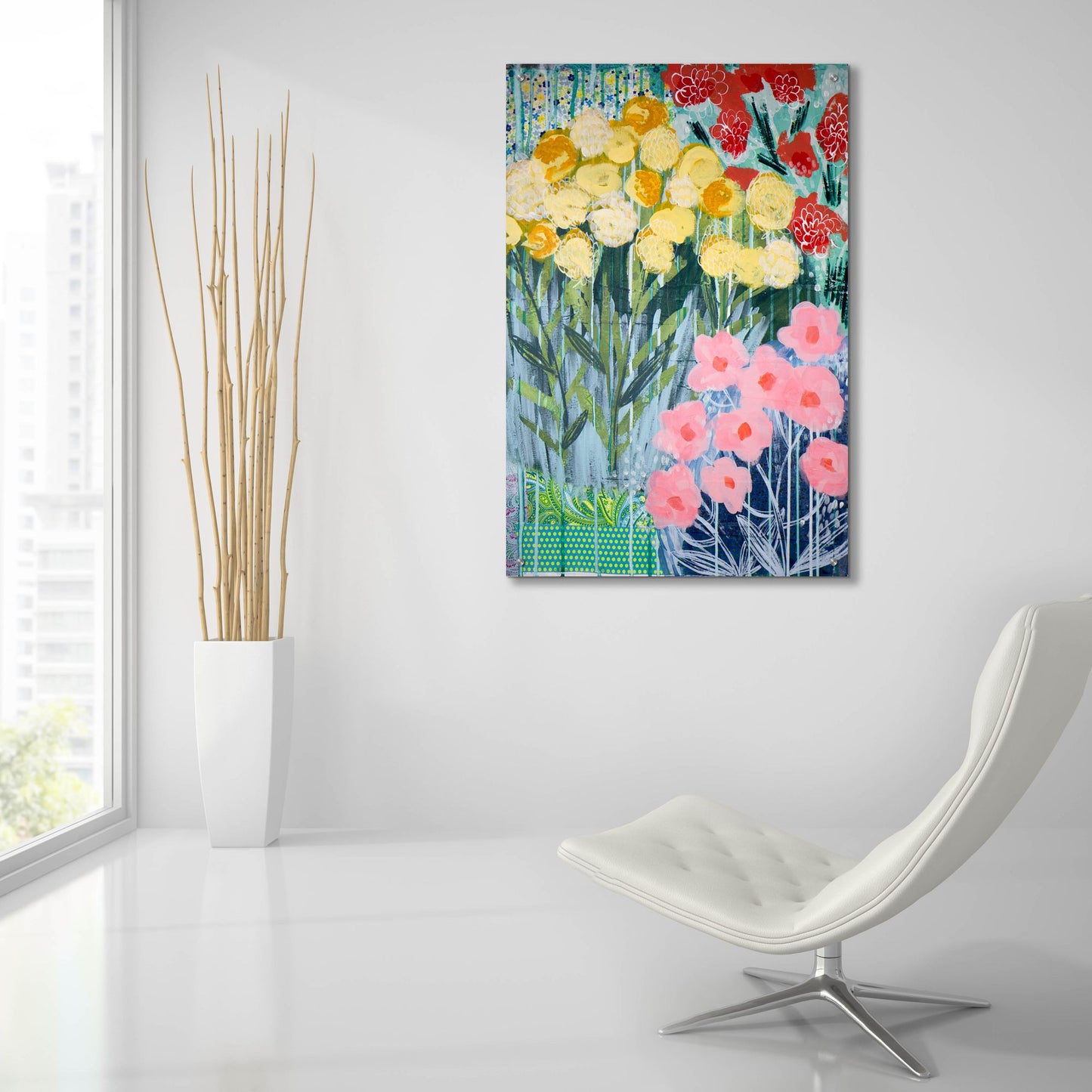 Epic Art 'Summer Fragment' by Shelley Hampe, Acrylic Glass Wall Art,24x36