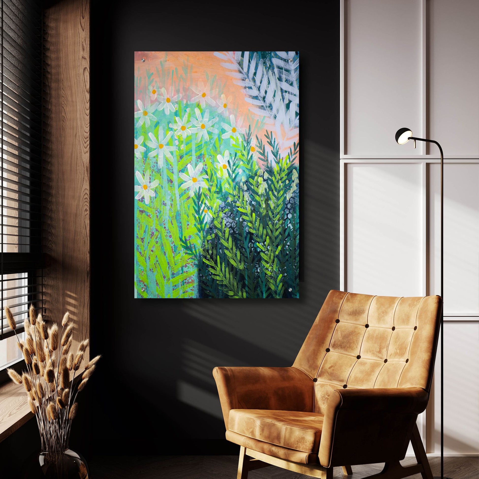 Epic Art 'Desert Garden' by Shelley Hampe, Acrylic Glass Wall Art,24x36