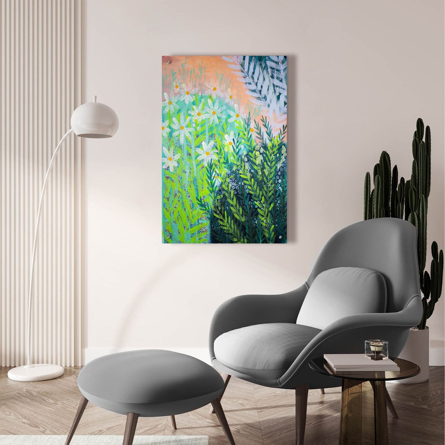 Epic Art 'Desert Garden' by Shelley Hampe, Acrylic Glass Wall Art,24x36