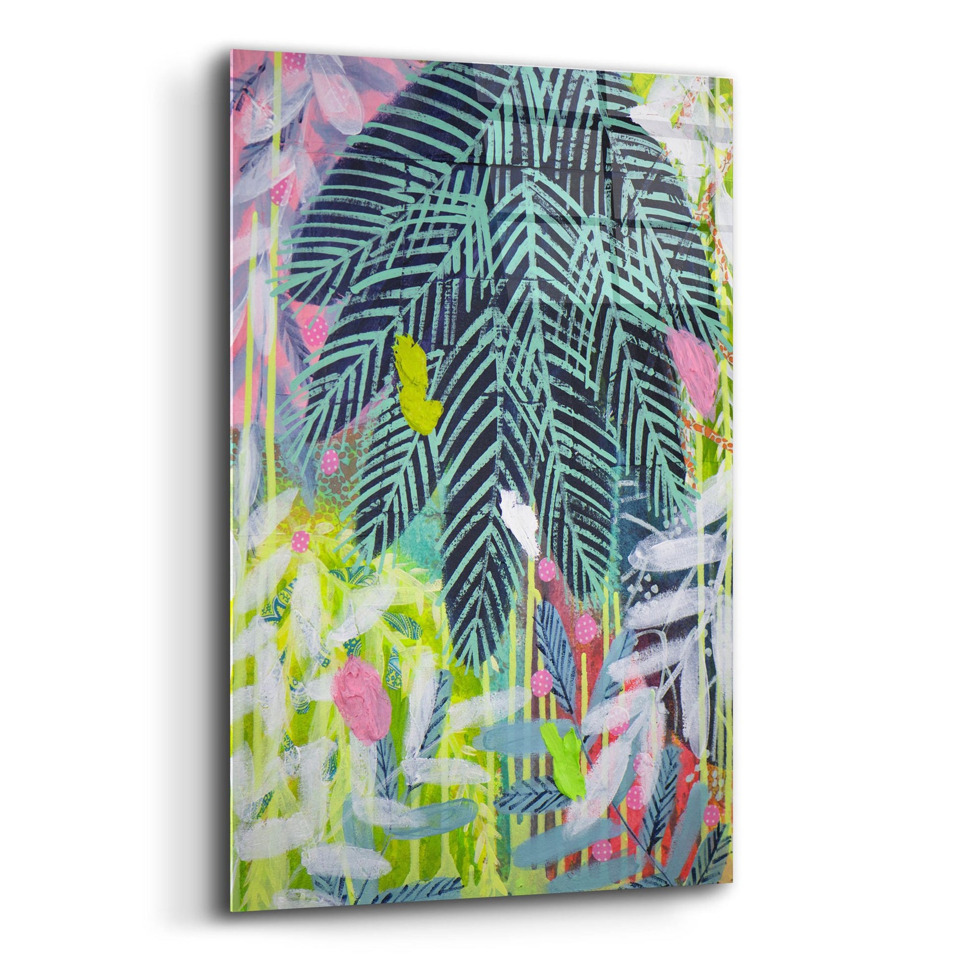 Epic Art 'Tropical Delight' by Shelley Hampe, Acrylic Glass Wall Art,12x16