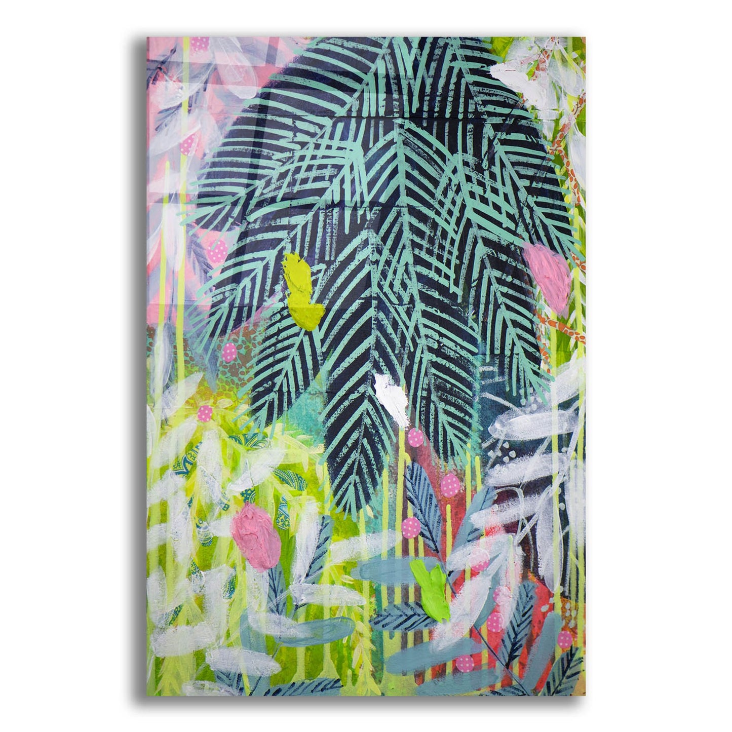 Epic Art 'Tropical Delight' by Shelley Hampe, Acrylic Glass Wall Art,12x16