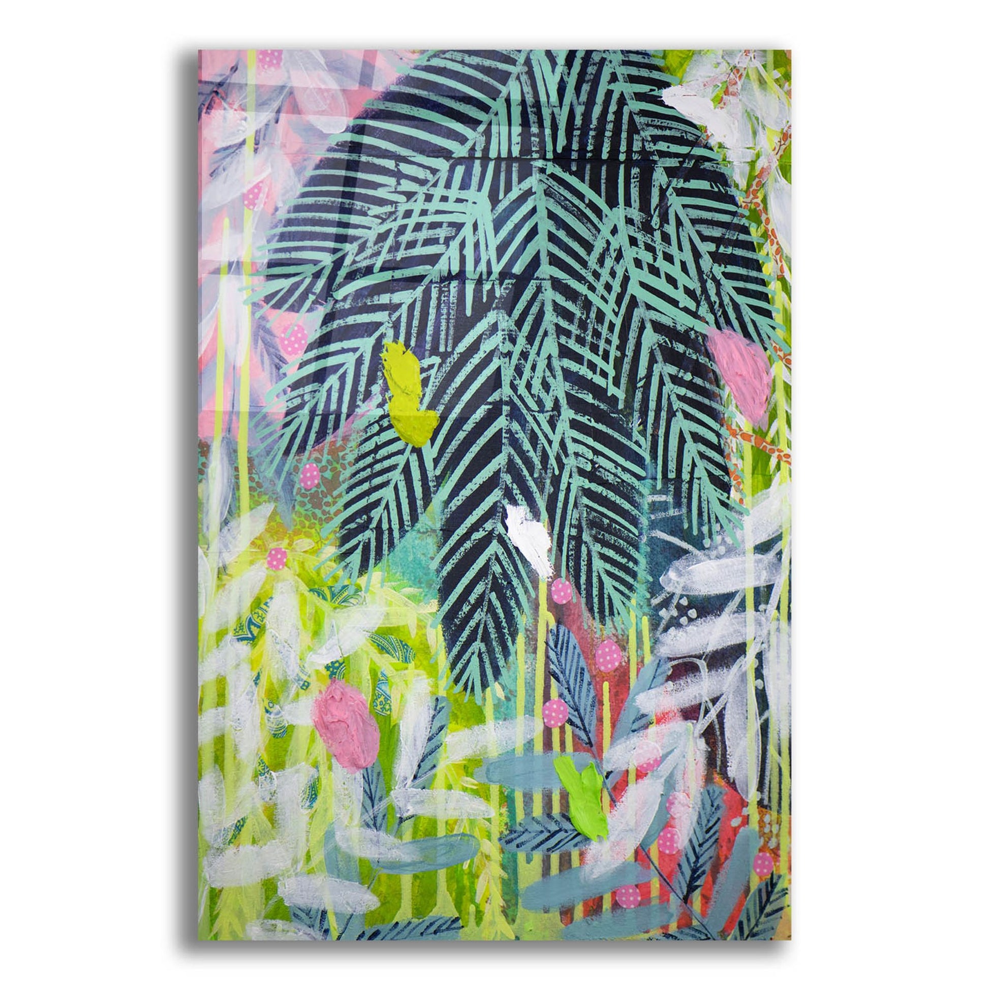 Epic Art 'Tropical Delight' by Shelley Hampe, Acrylic Glass Wall Art,12x16