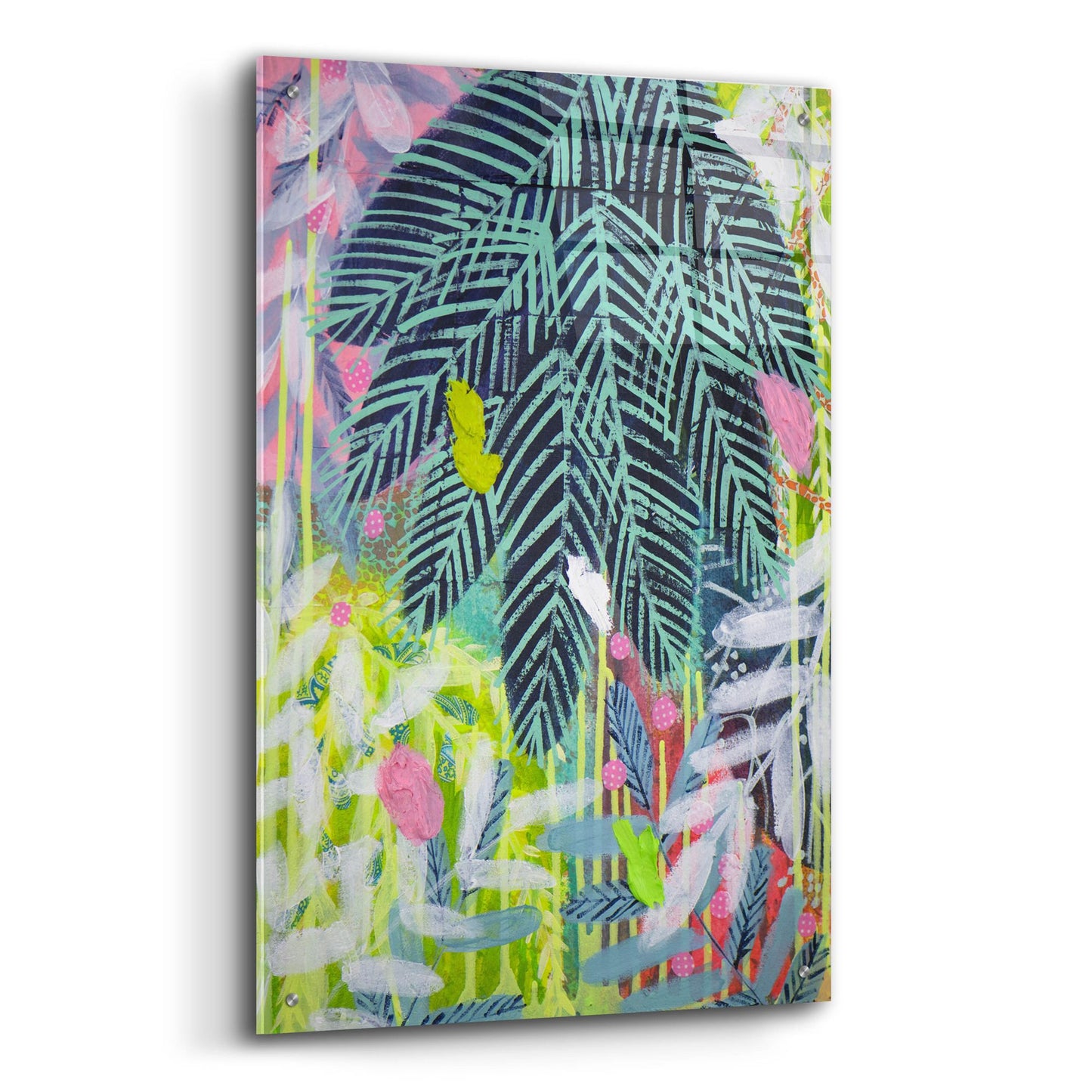 Epic Art 'Tropical Delight' by Shelley Hampe, Acrylic Glass Wall Art,24x36