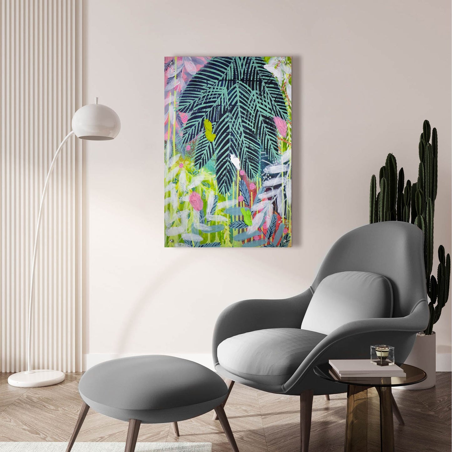 Epic Art 'Tropical Delight' by Shelley Hampe, Acrylic Glass Wall Art,24x36