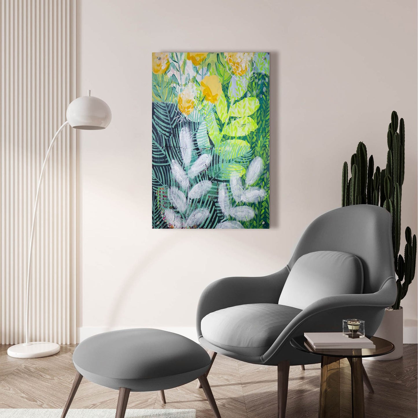 Epic Art 'Spring Beginning' by Shelley Hampe, Acrylic Glass Wall Art,24x36