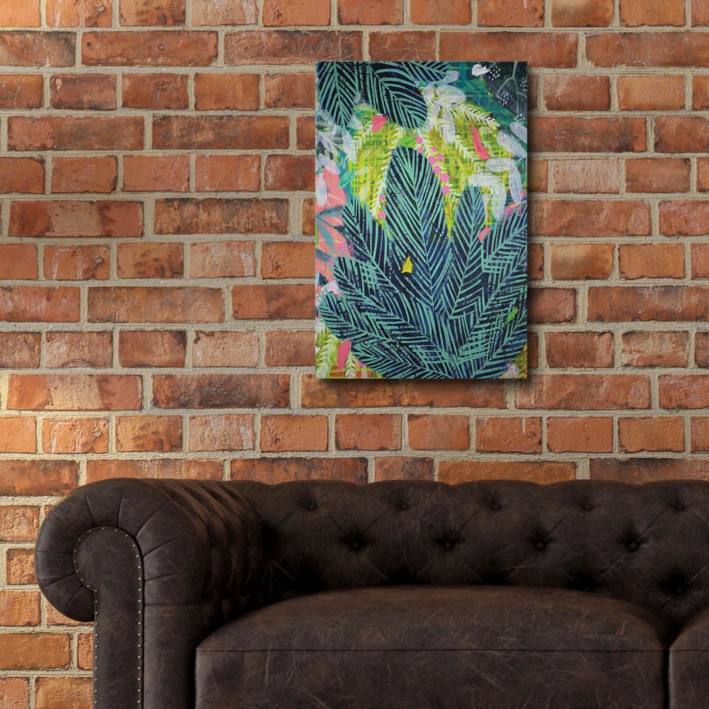 Epic Art 'Tropical Joy' by Shelley Hampe, Acrylic Glass Wall Art,16x24