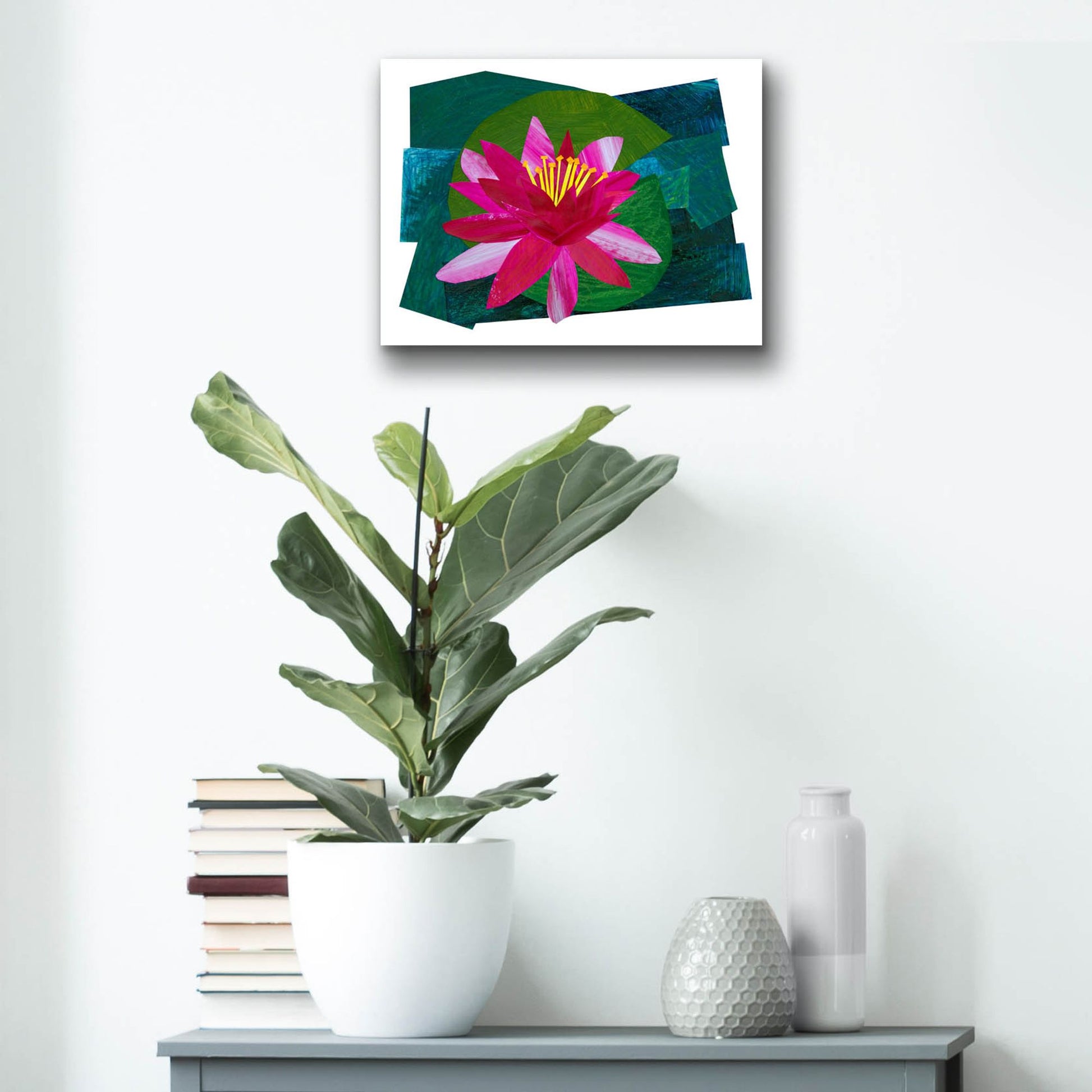 Epic Art 'Flowering Lily I' by Shelley Hampe, Acrylic Glass Wall Art,16x12