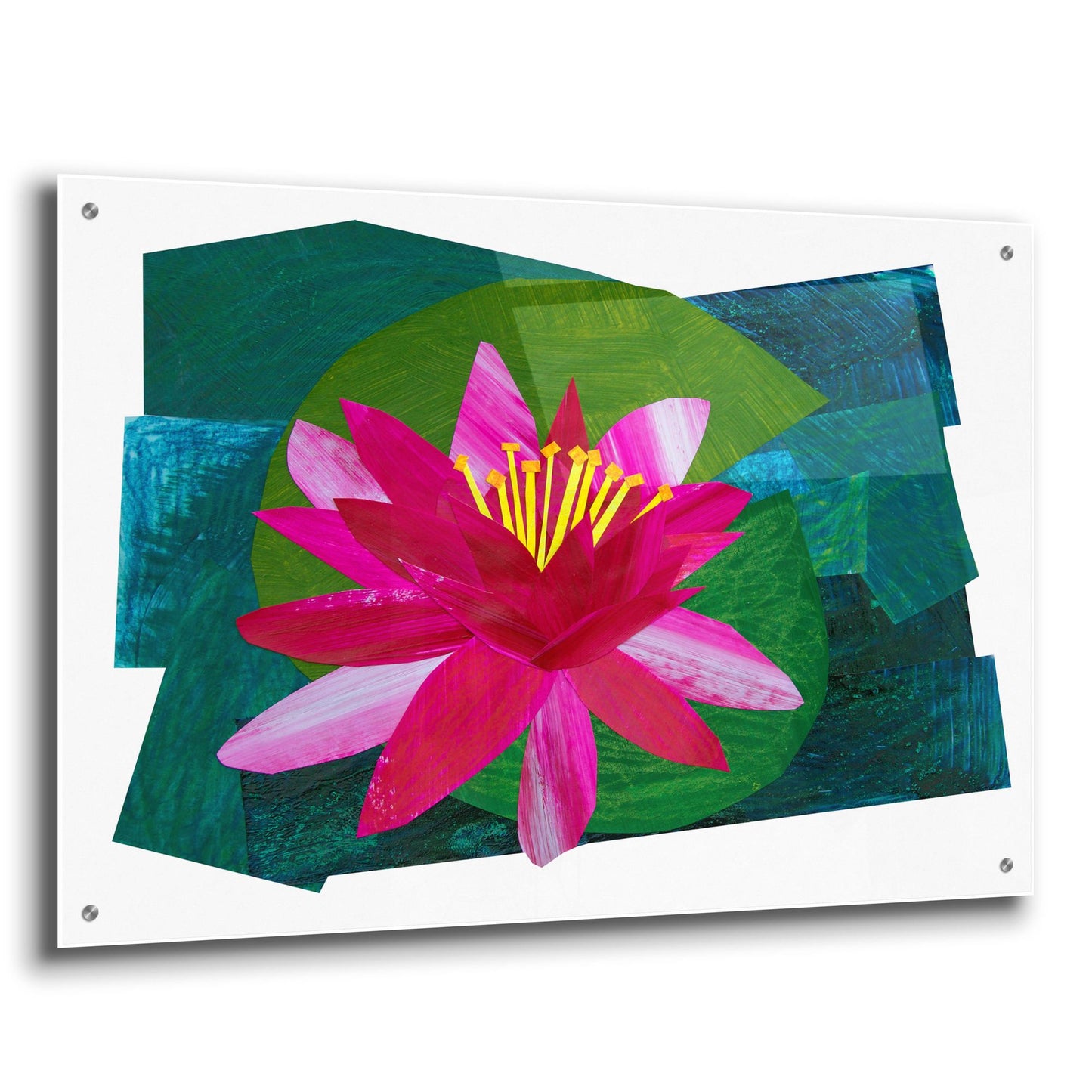 Epic Art 'Flowering Lily I' by Shelley Hampe, Acrylic Glass Wall Art,36x24