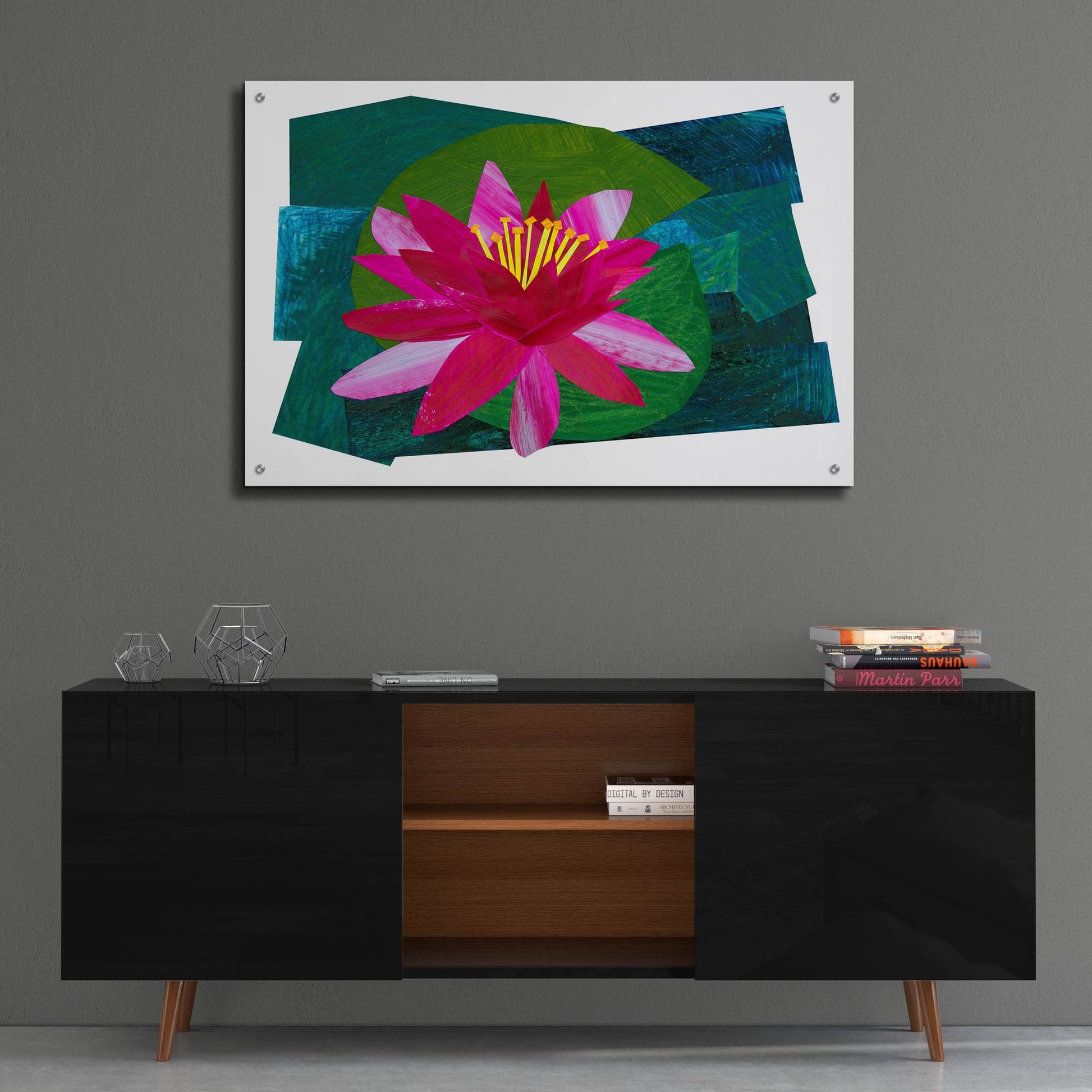 Epic Art 'Flowering Lily I' by Shelley Hampe, Acrylic Glass Wall Art,36x24