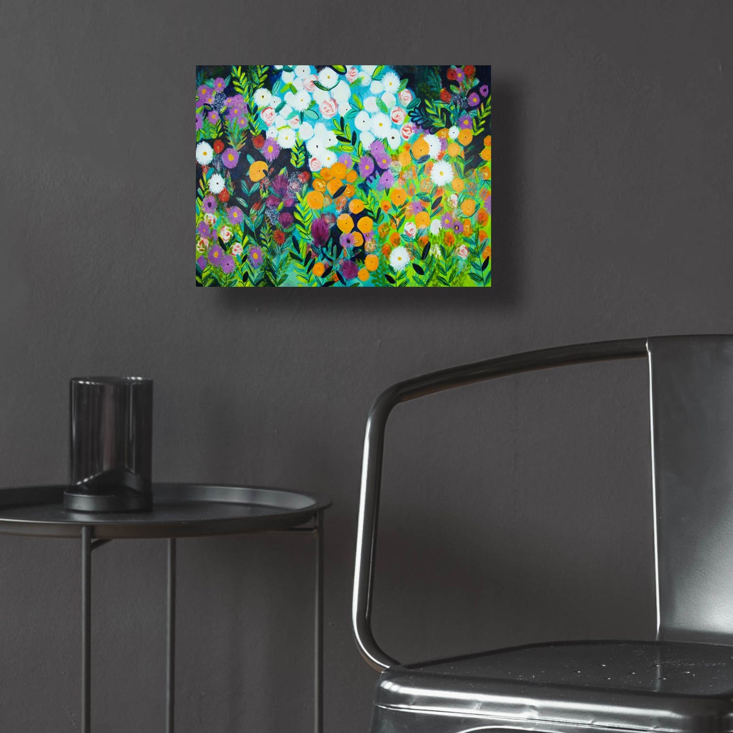 Epic Art 'Midnight Garden' by Shelley Hampe, Acrylic Glass Wall Art,16x12