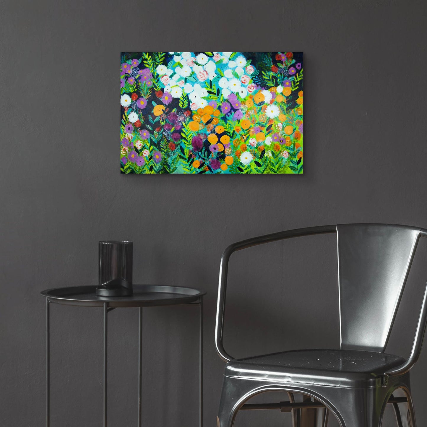 Epic Art 'Midnight Garden' by Shelley Hampe, Acrylic Glass Wall Art,24x16