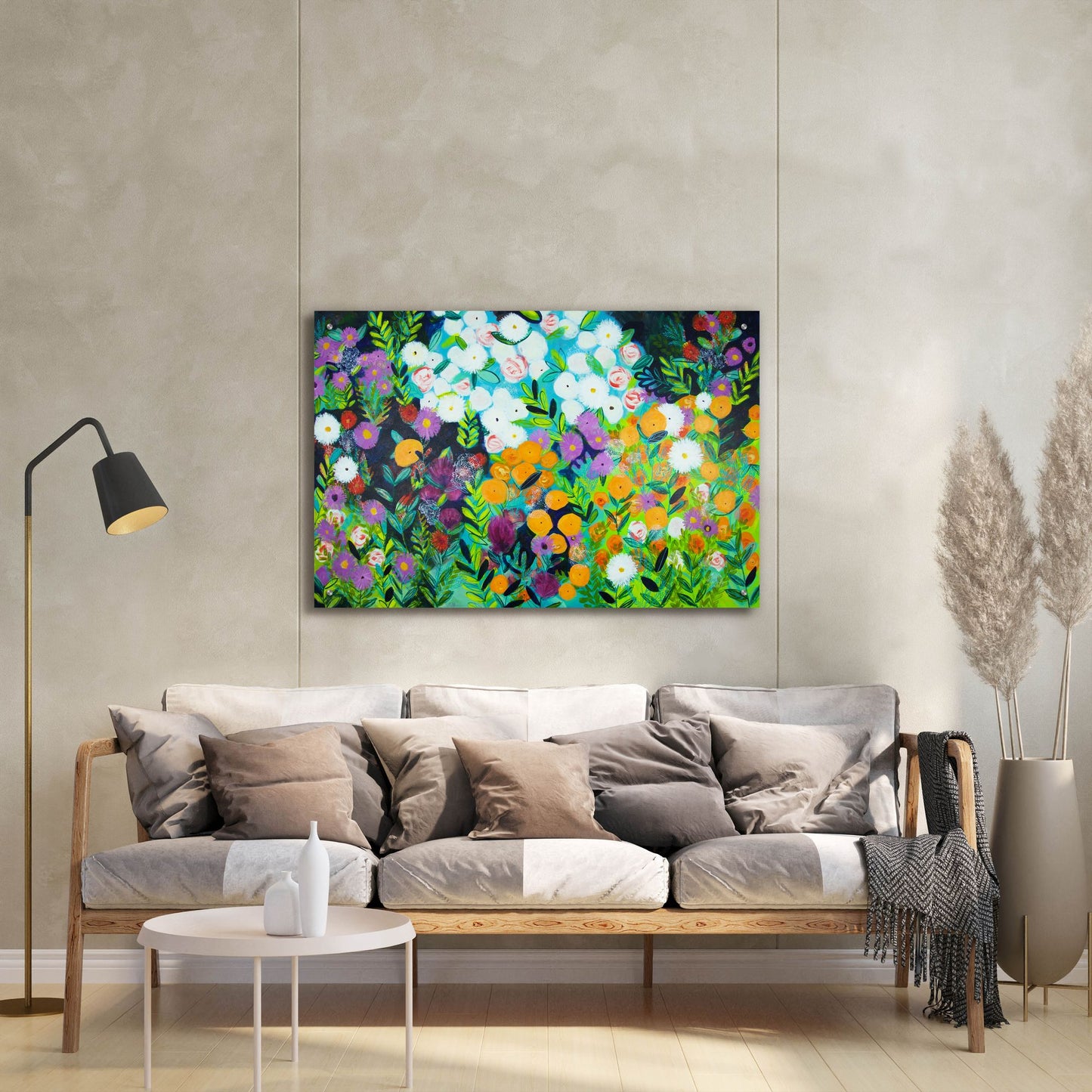 Epic Art 'Midnight Garden' by Shelley Hampe, Acrylic Glass Wall Art,36x24