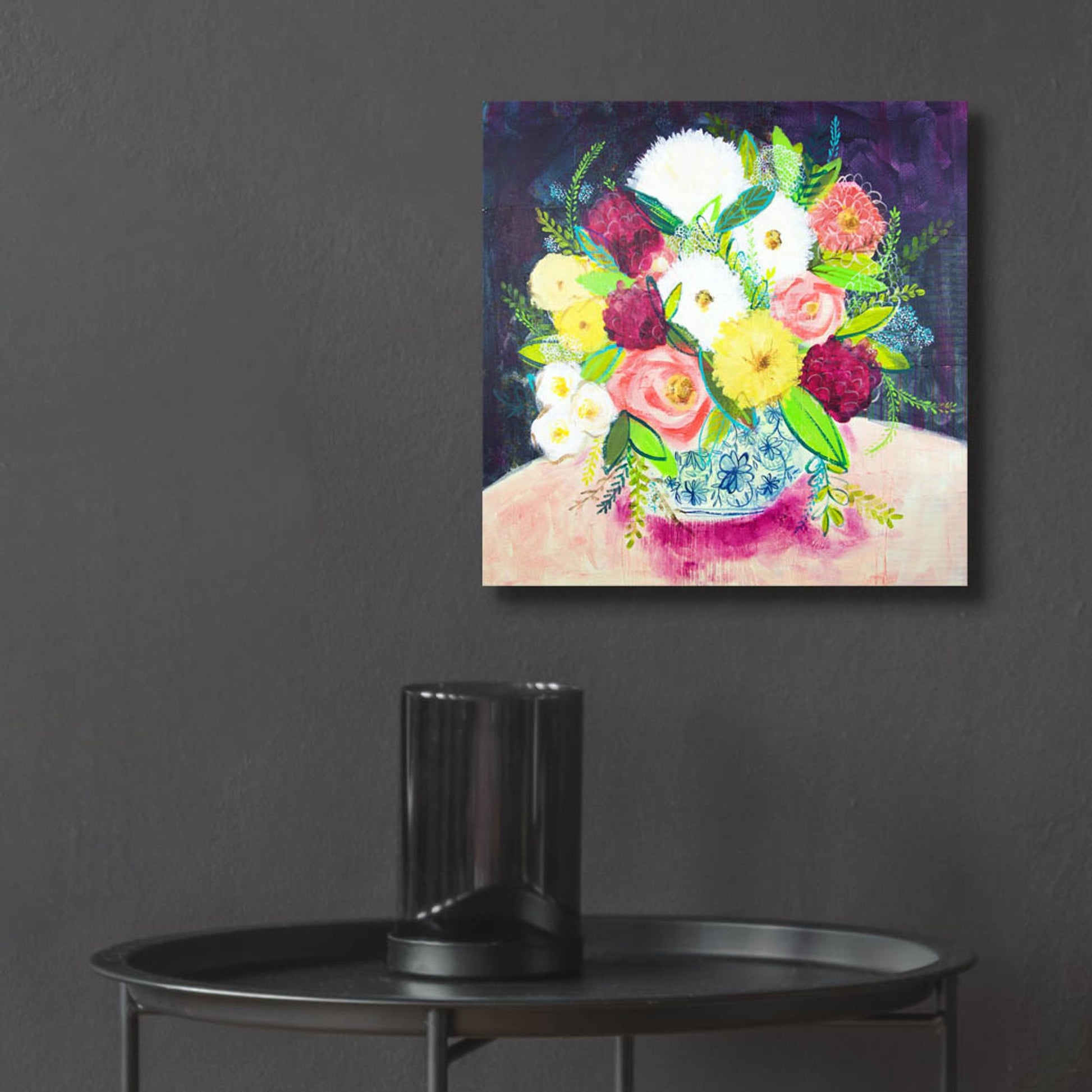 Epic Art 'Poetic Arrangement II' by Shelley Hampe, Acrylic Glass Wall Art,12x12