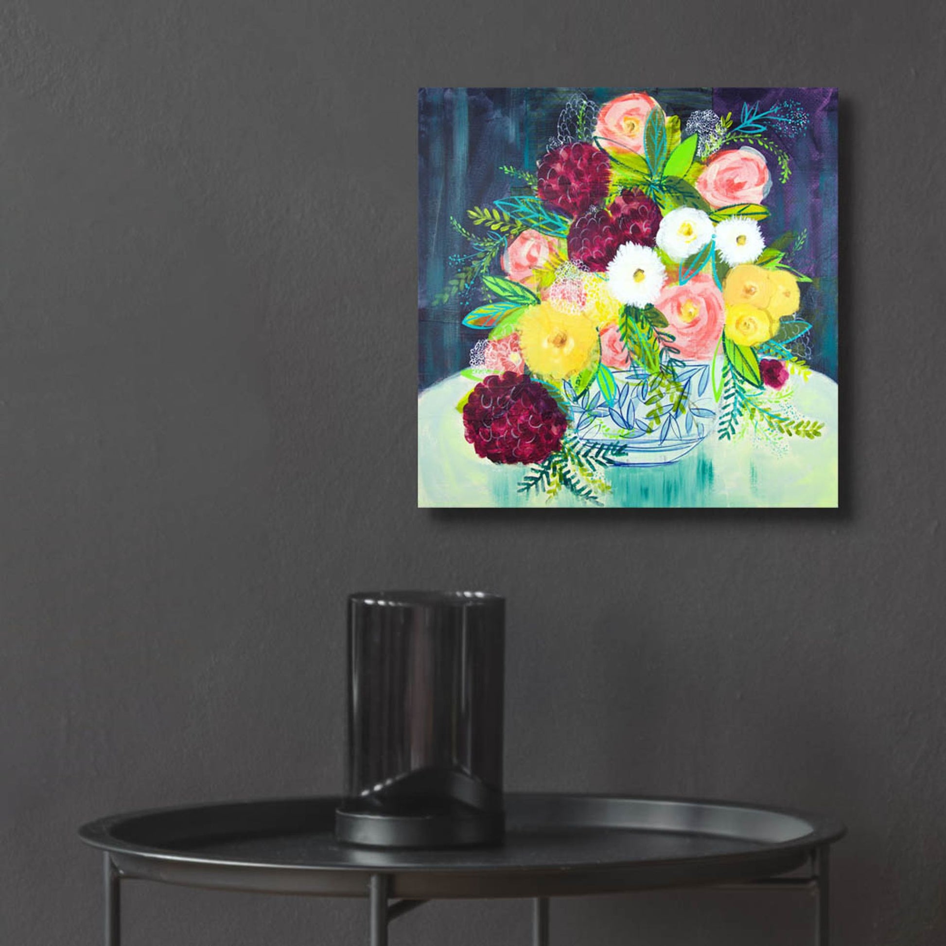 Epic Art 'Poetic Arrangement I' by Shelley Hampe, Acrylic Glass Wall Art,12x12