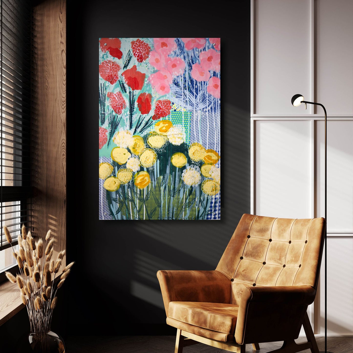 Epic Art 'Wisps Of Summer' by Shelley Hampe, Acrylic Glass Wall Art,24x36