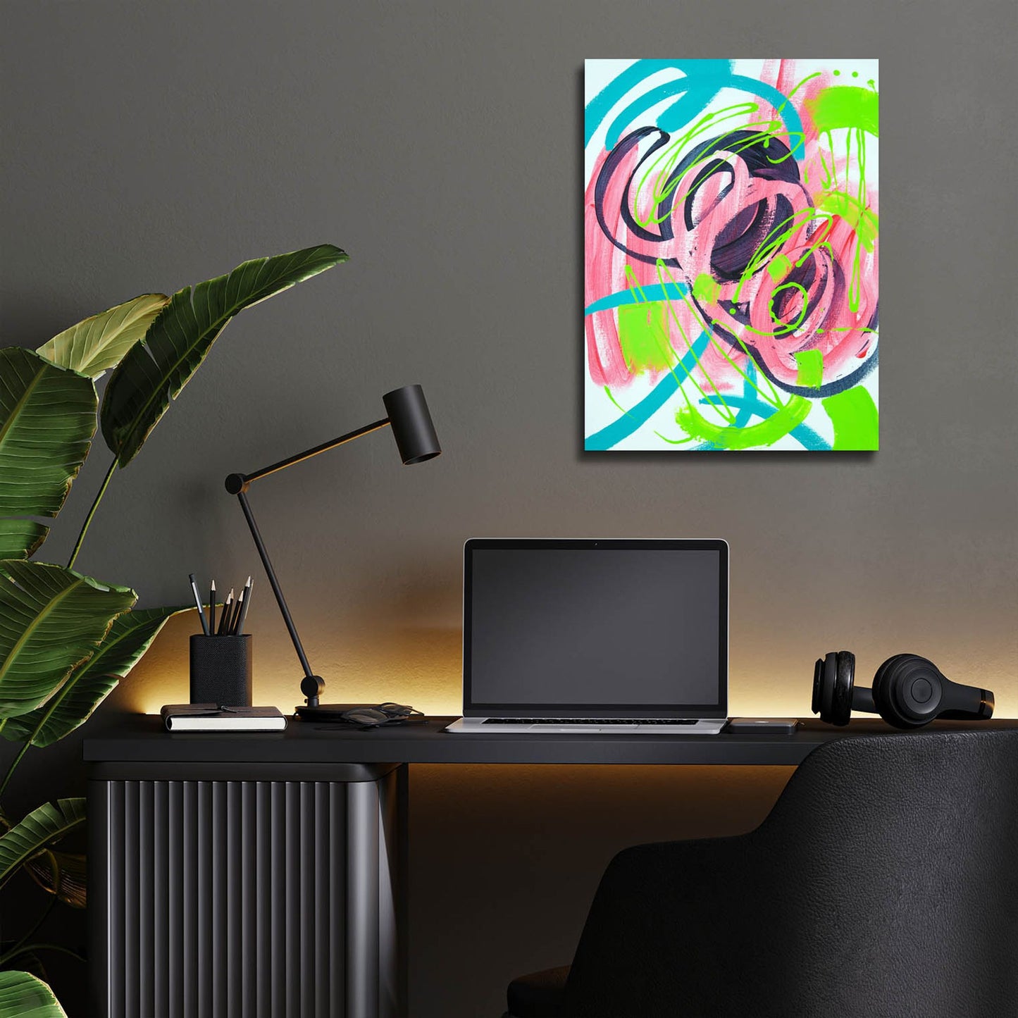 Epic Art 'Bright Energy IIII' by Shelley Hampe, Acrylic Glass Wall Art,12x16