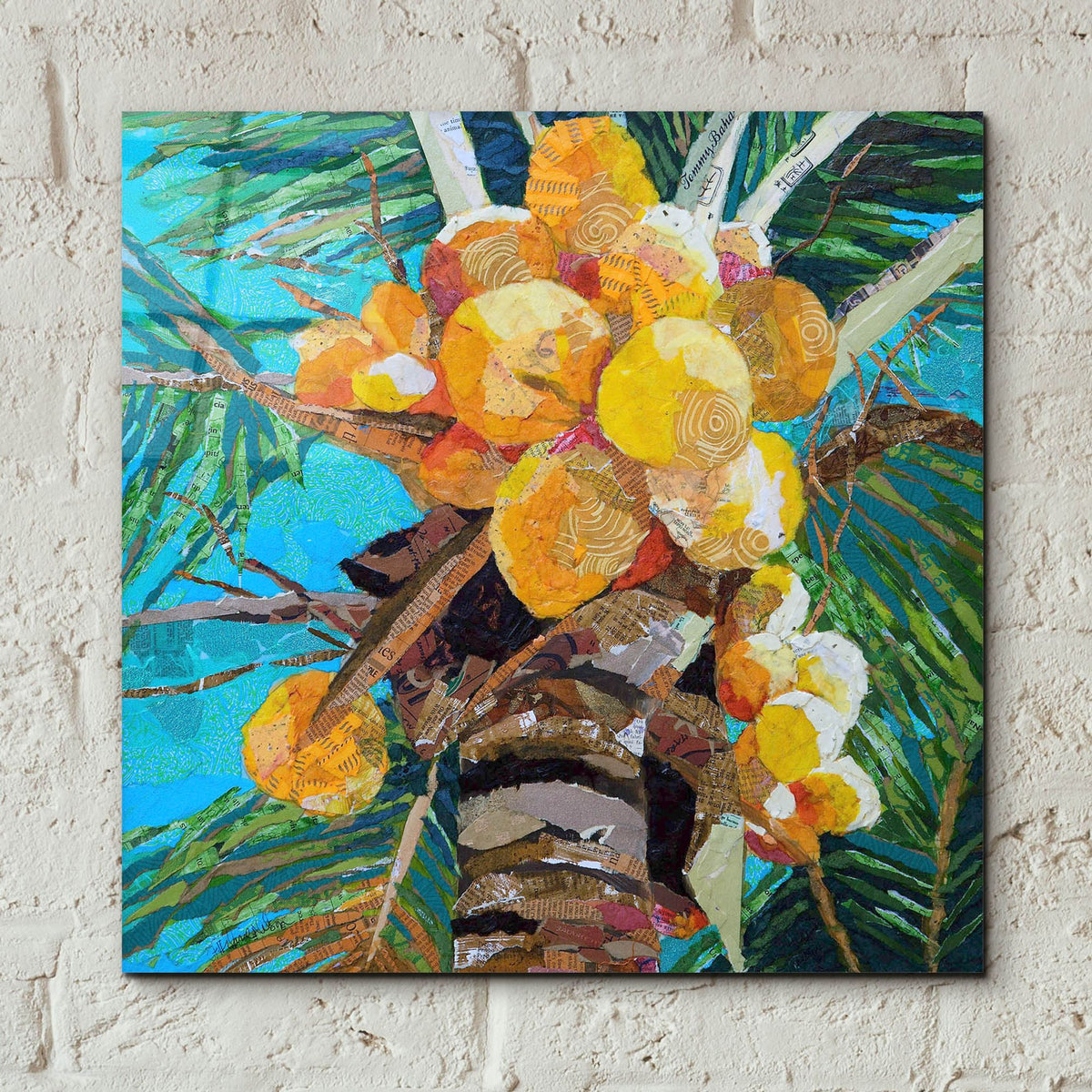 Epic Art 'Florida Sunshine' by St. Hilaire Elizabeth, Acrylic Glass Wall Art,12x12