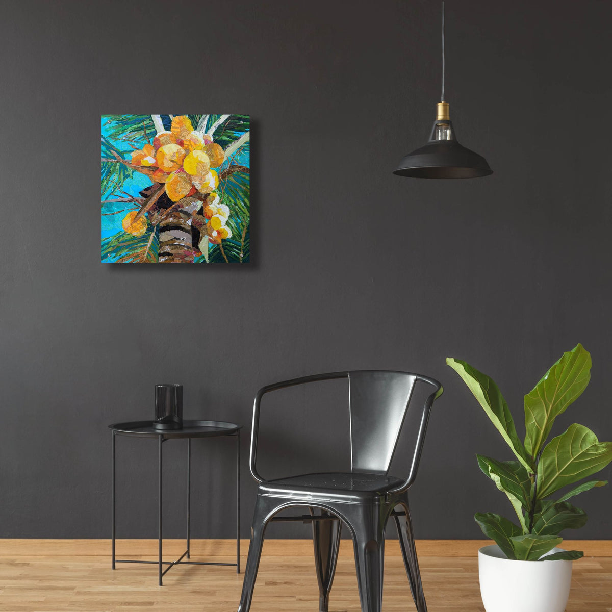 Epic Art 'Florida Sunshine' by St. Hilaire Elizabeth, Acrylic Glass Wall Art,24x24