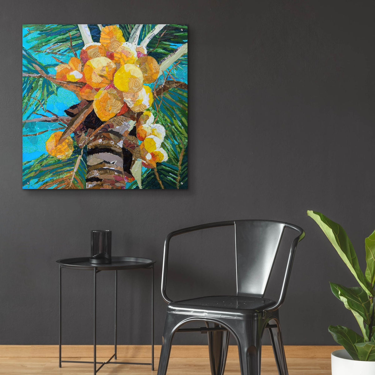 Epic Art 'Florida Sunshine' by St. Hilaire Elizabeth, Acrylic Glass Wall Art,36x36