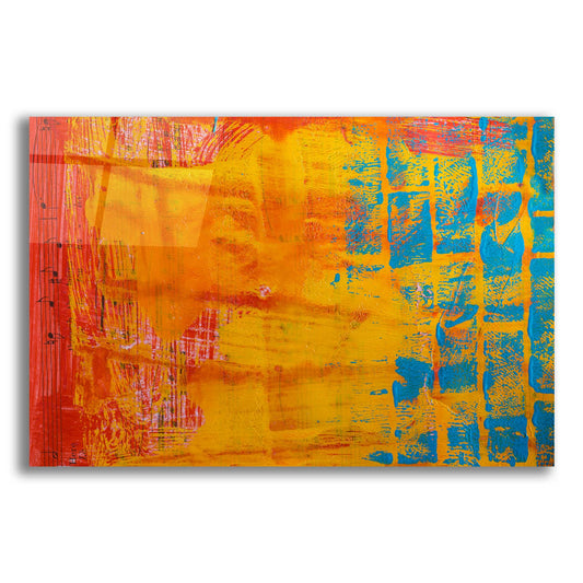 Epic Art 'Paper Orange' by St. Hilaire Elizabeth, Acrylic Glass Wall Art