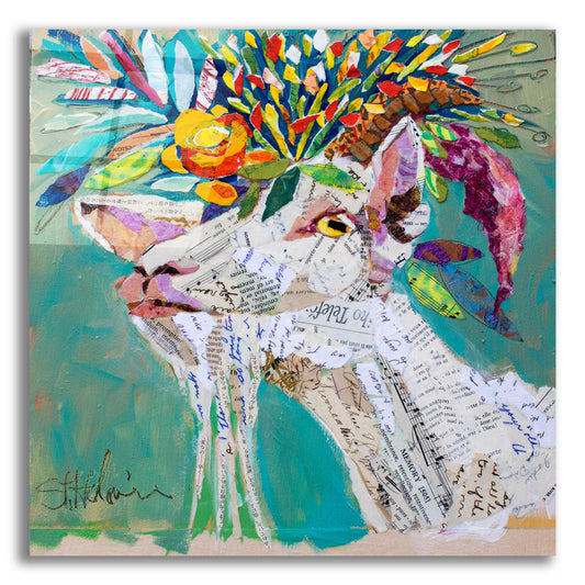 Epic Art 'Billiegoat' by St. Hilaire Elizabeth, Acrylic Glass Wall Art