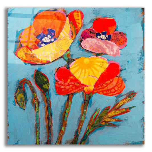 Epic Art 'Poppy 2' by St. Hilaire Elizabeth, Acrylic Glass Wall Art