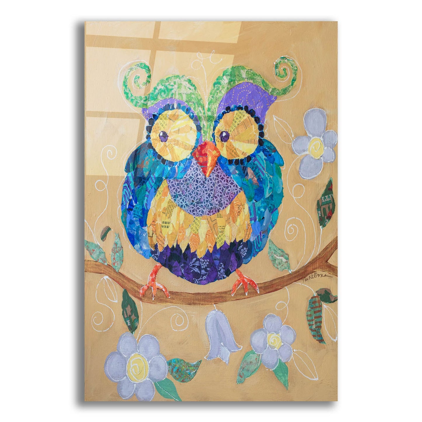 Epic Art 'Owl Always Love You Too' by St. Hilaire Elizabeth, Acrylic Glass Wall Art