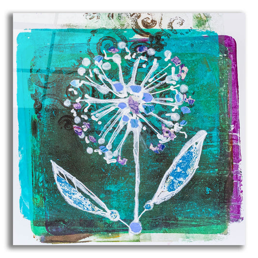 Epic Art 'Dandilion Blooms' by St. Hilaire Elizabeth, Acrylic Glass Wall Art