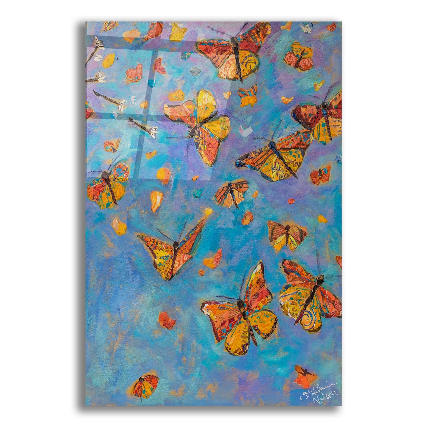 Epic Art 'Monarch Migration B' by St. Hilaire Elizabeth, Acrylic Glass Wall Art