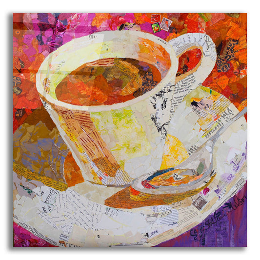 Epic Art 'Cafe au Lait' by St. Hilaire Elizabeth, Acrylic Glass Wall Art