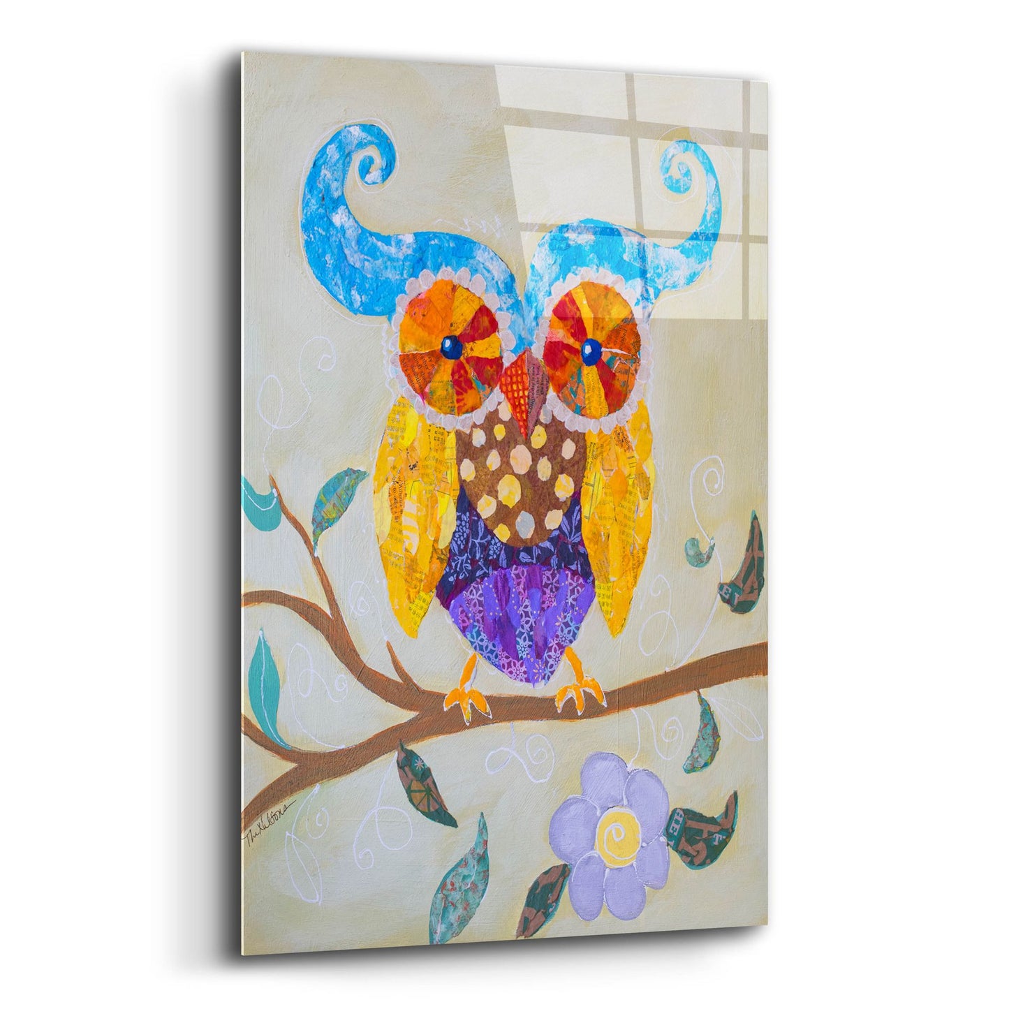 Epic Art 'Owl Always Love You' by St. Hilaire Elizabeth, Acrylic Glass Wall Art,12x16