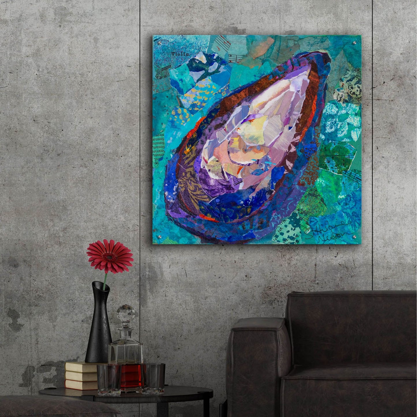 Epic Art 'Muscle' by St. Hilaire Elizabeth, Acrylic Glass Wall Art,36x36