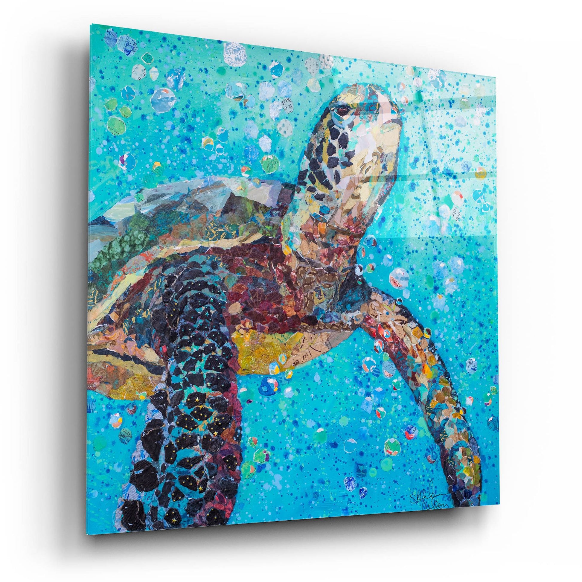 Epic Art 'Water Baby' by St. Hilaire Elizabeth, Acrylic Glass Wall Art,12x12