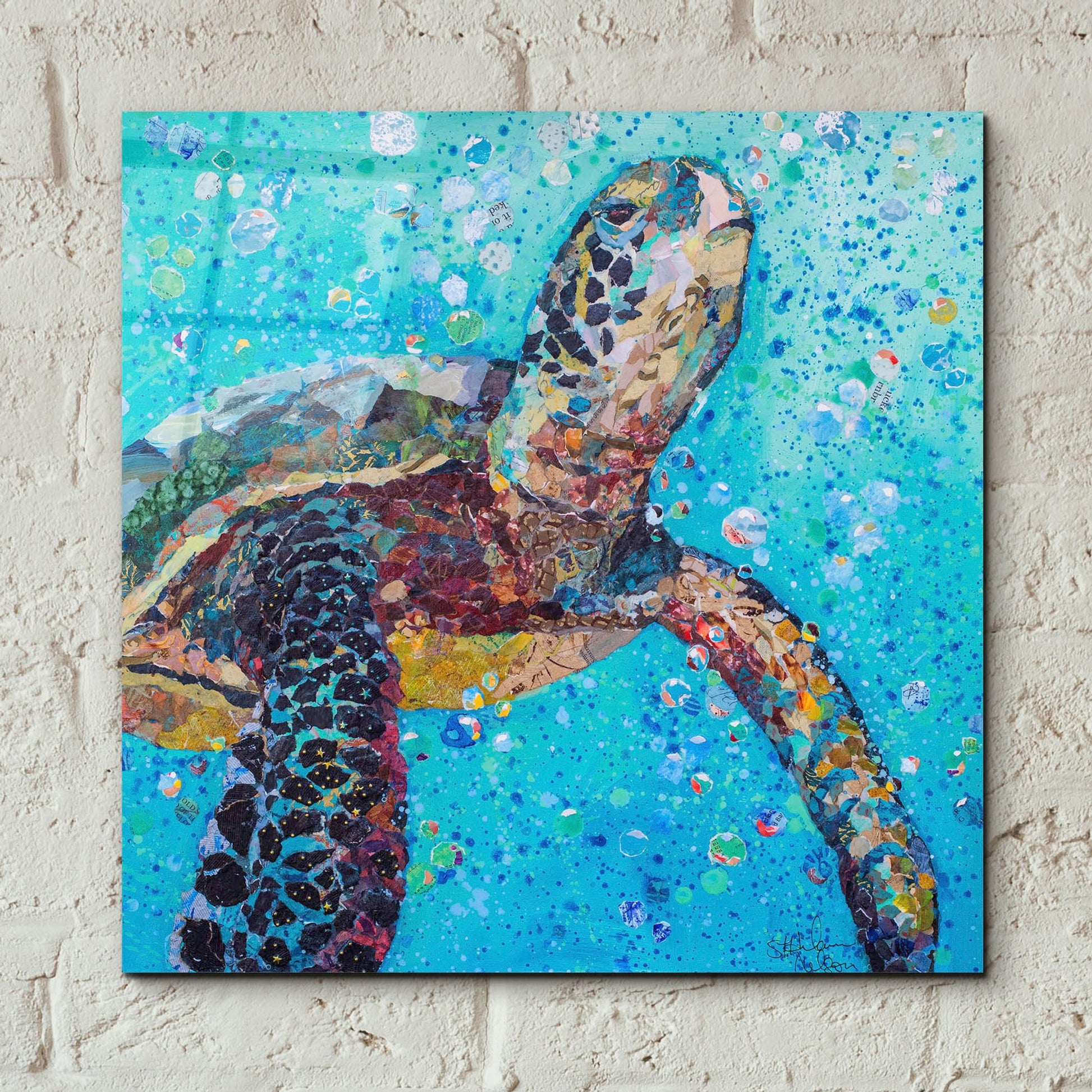 Epic Art 'Water Baby' by St. Hilaire Elizabeth, Acrylic Glass Wall Art,12x12