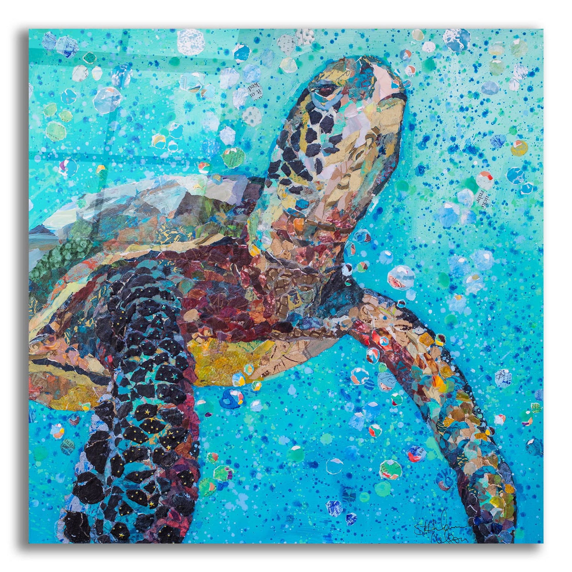 Epic Art 'Water Baby' by St. Hilaire Elizabeth, Acrylic Glass Wall Art,12x12