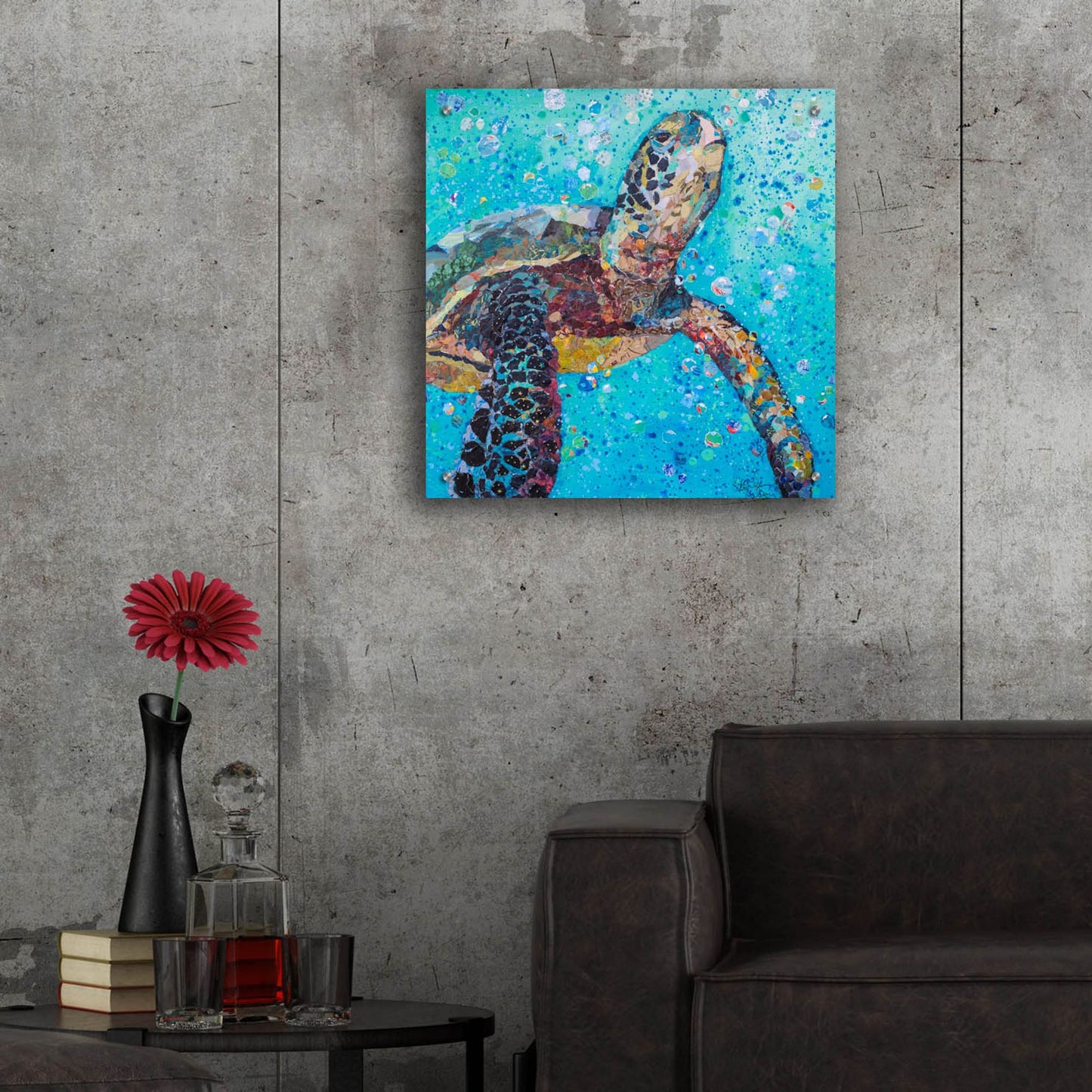 Epic Art 'Water Baby' by St. Hilaire Elizabeth, Acrylic Glass Wall Art,24x24