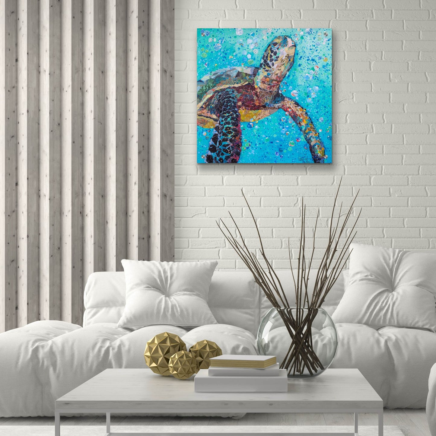 Epic Art 'Water Baby' by St. Hilaire Elizabeth, Acrylic Glass Wall Art,24x24