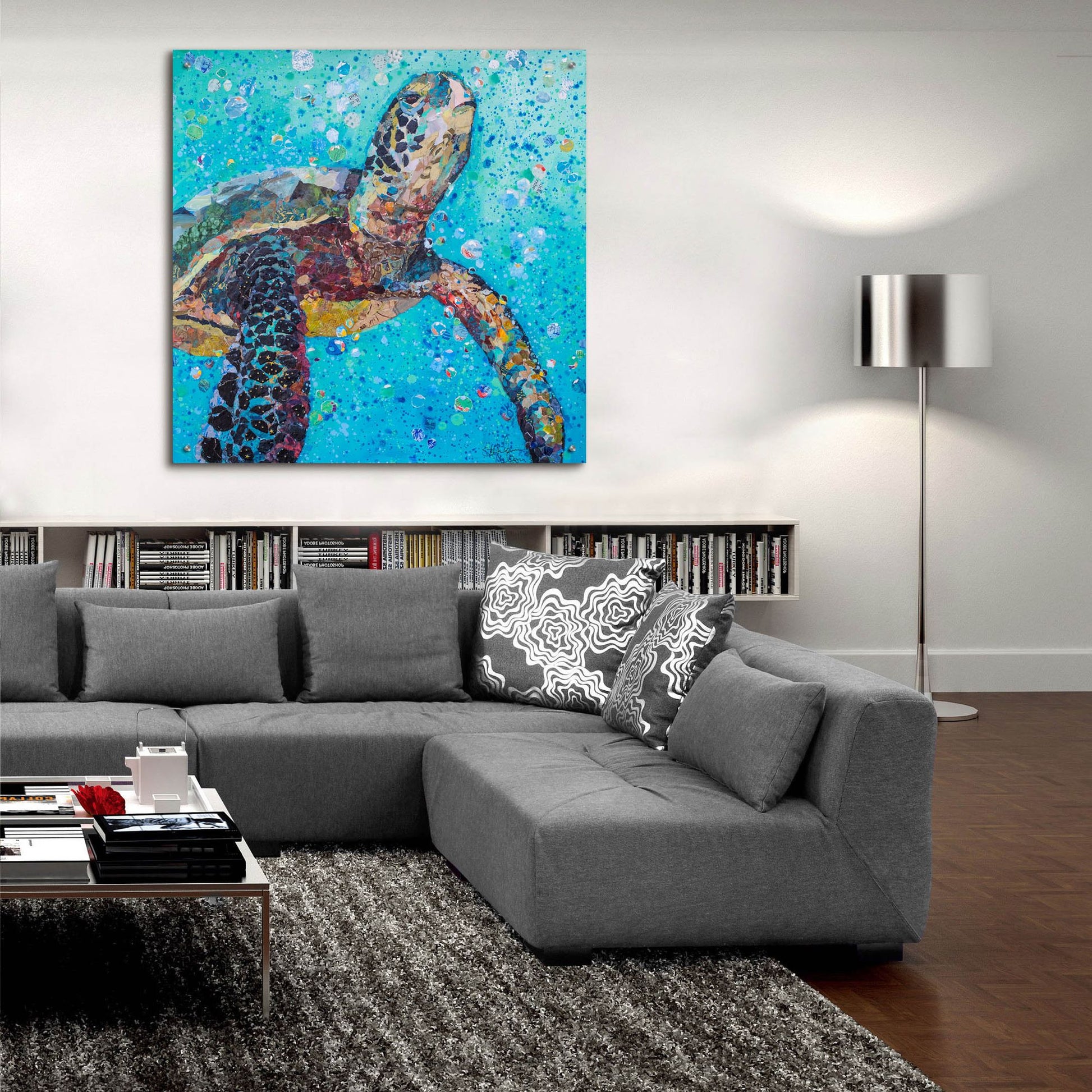 Epic Art 'Water Baby' by St. Hilaire Elizabeth, Acrylic Glass Wall Art,36x36