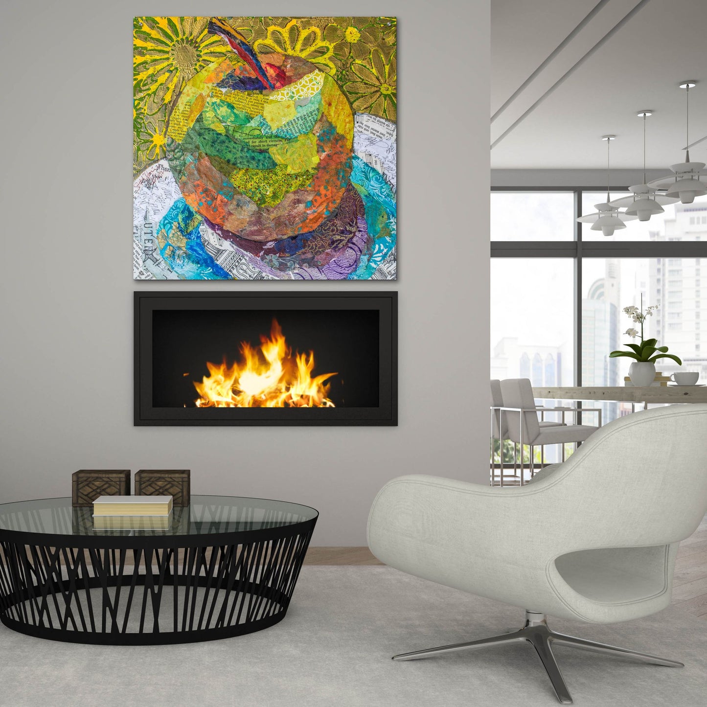 Epic Art 'Granny SMith' by St. Hilaire Elizabeth, Acrylic Glass Wall Art,36x36