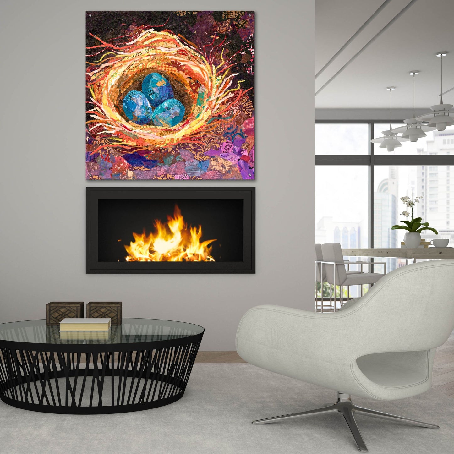 Epic Art 'Home' by St. Hilaire Elizabeth, Acrylic Glass Wall Art,36x36