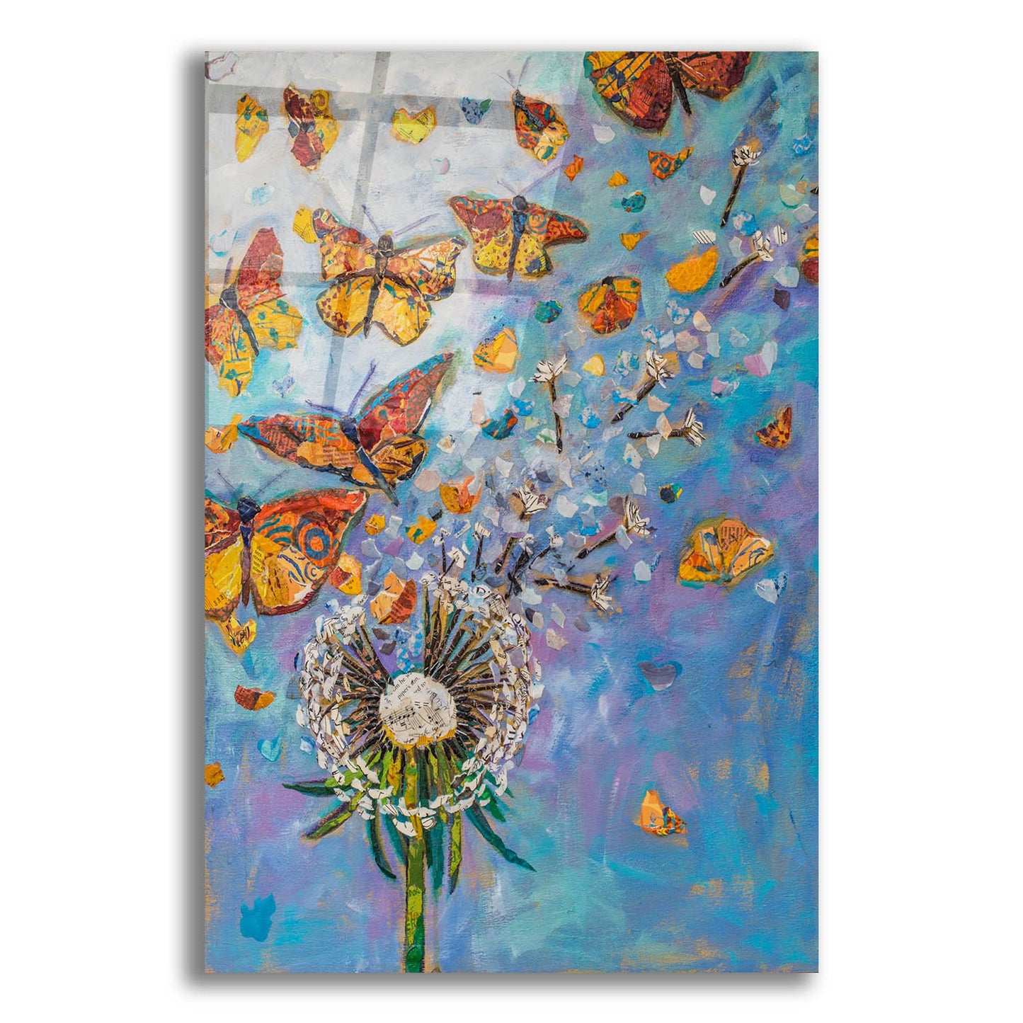 Epic Art 'Monarch Migration A' by St. Hilaire Elizabeth, Acrylic Glass Wall Art,12x16