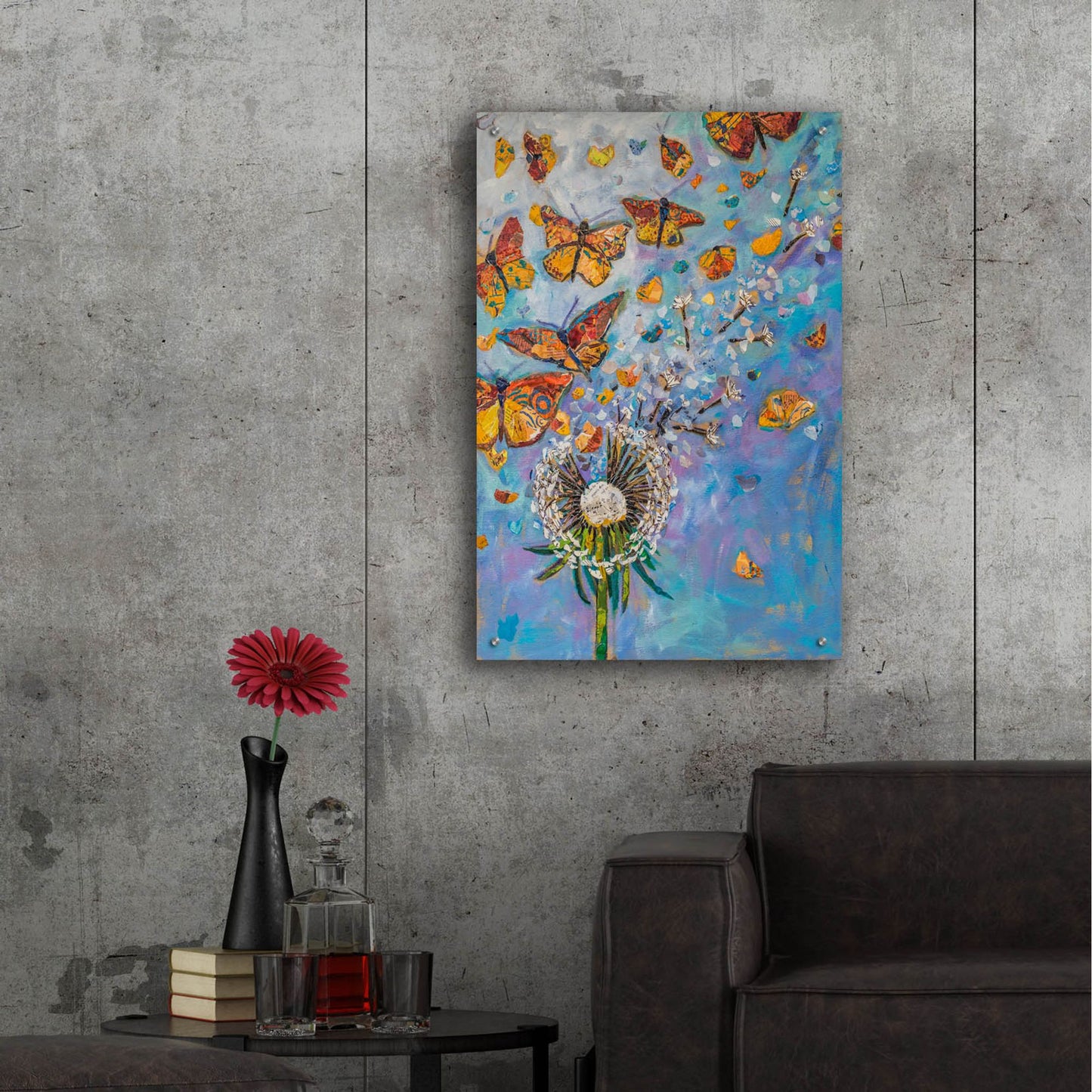 Epic Art 'Monarch Migration A' by St. Hilaire Elizabeth, Acrylic Glass Wall Art,24x36