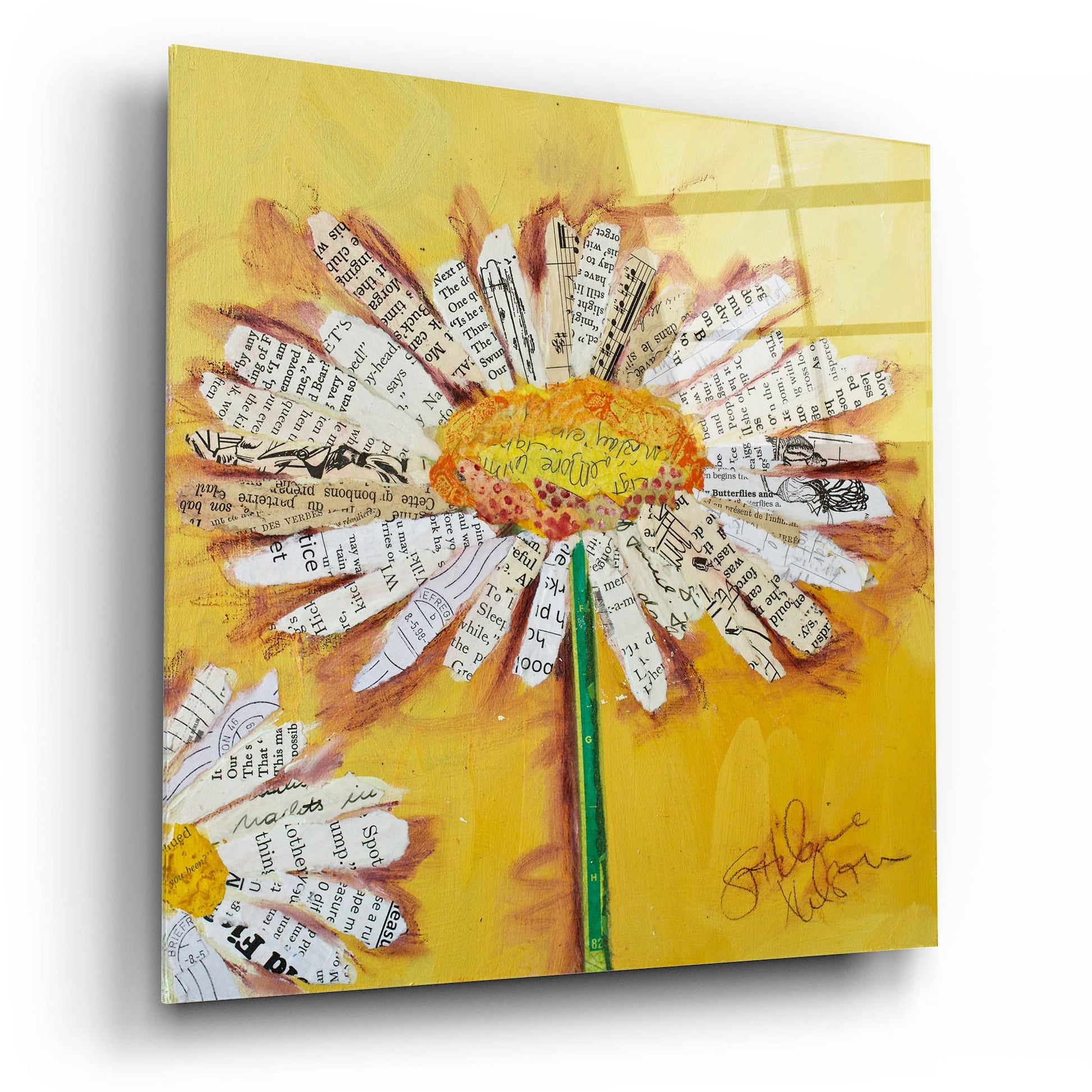 Epic Art 'He Loves Me' by St. Hilaire Elizabeth, Acrylic Glass Wall Art,12x12