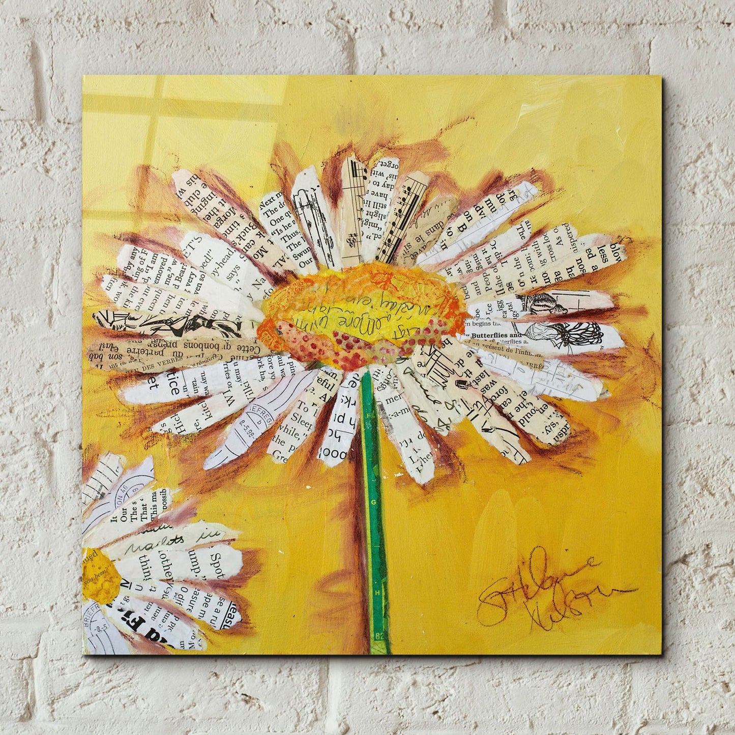 Epic Art 'He Loves Me' by St. Hilaire Elizabeth, Acrylic Glass Wall Art,12x12