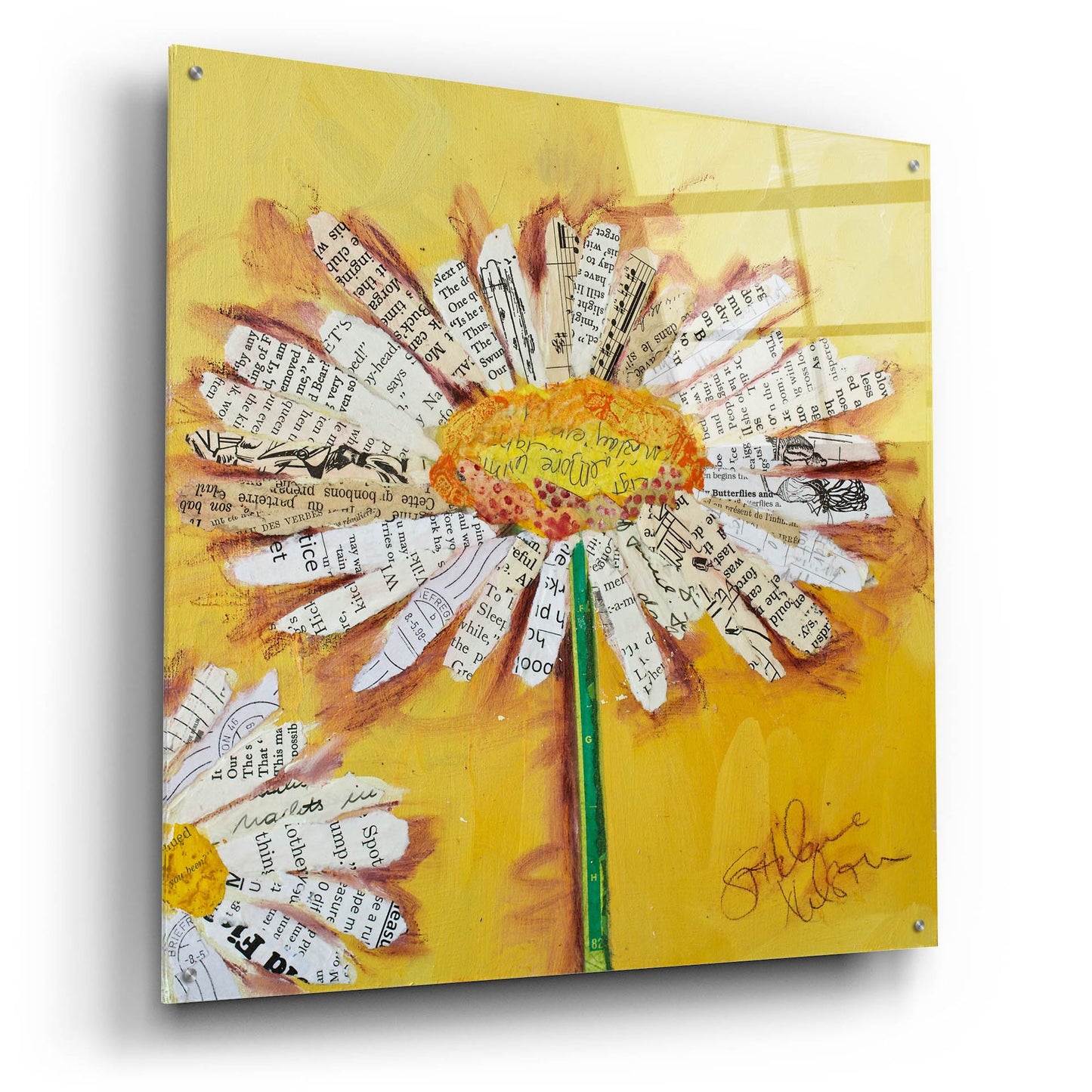 Epic Art 'He Loves Me' by St. Hilaire Elizabeth, Acrylic Glass Wall Art,36x36