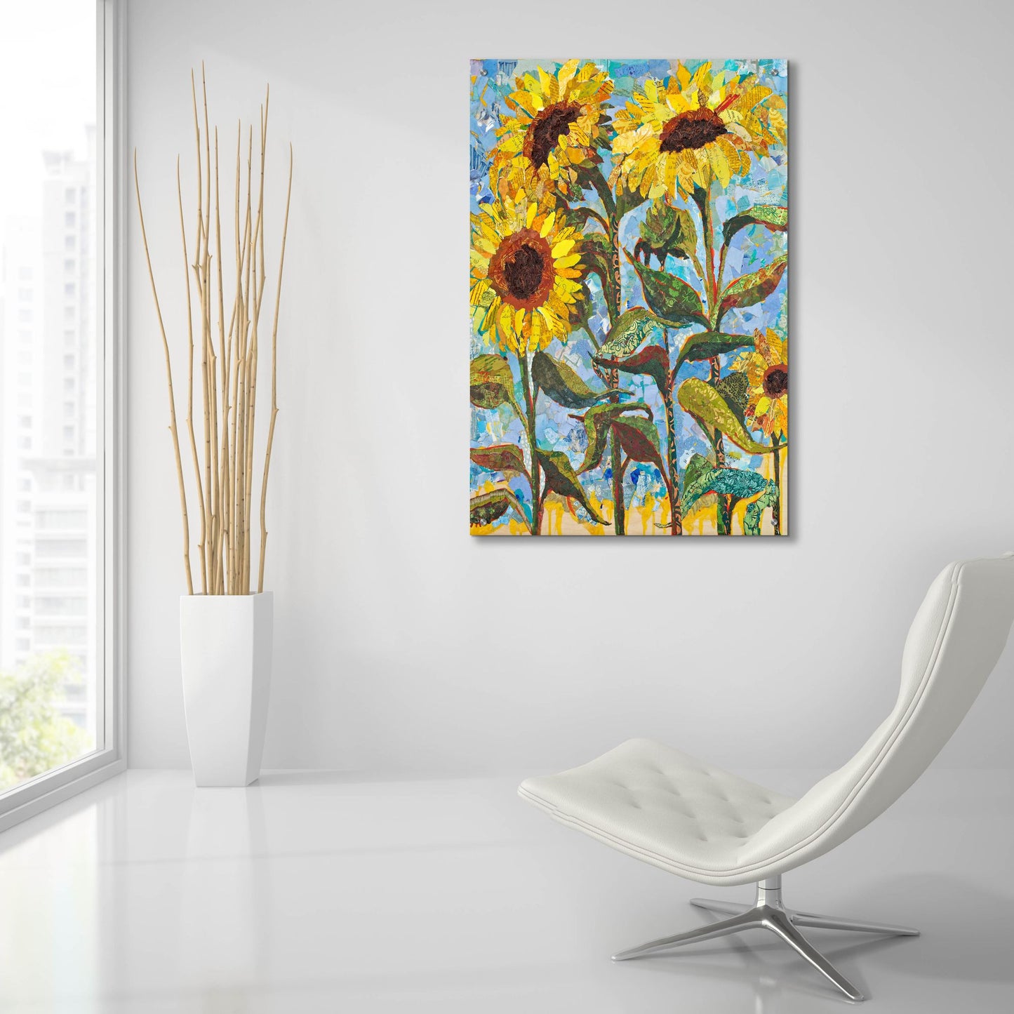 Epic Art 'Sunny' by St. Hilaire Elizabeth, Acrylic Glass Wall Art,24x36