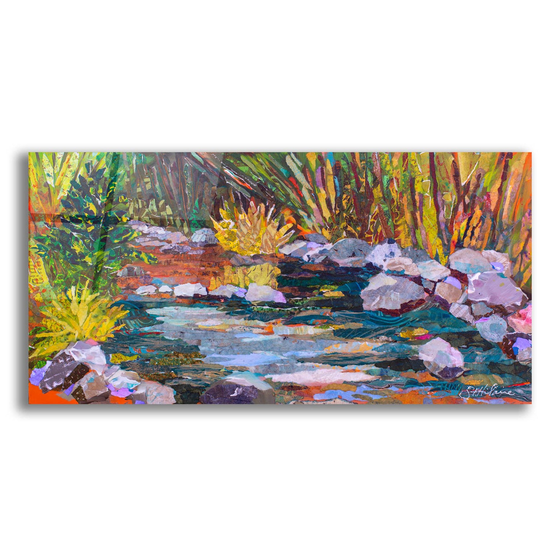 Epic Art 'Oak Creek Sedona' by St. Hilaire Elizabeth, Acrylic Glass Wall Art